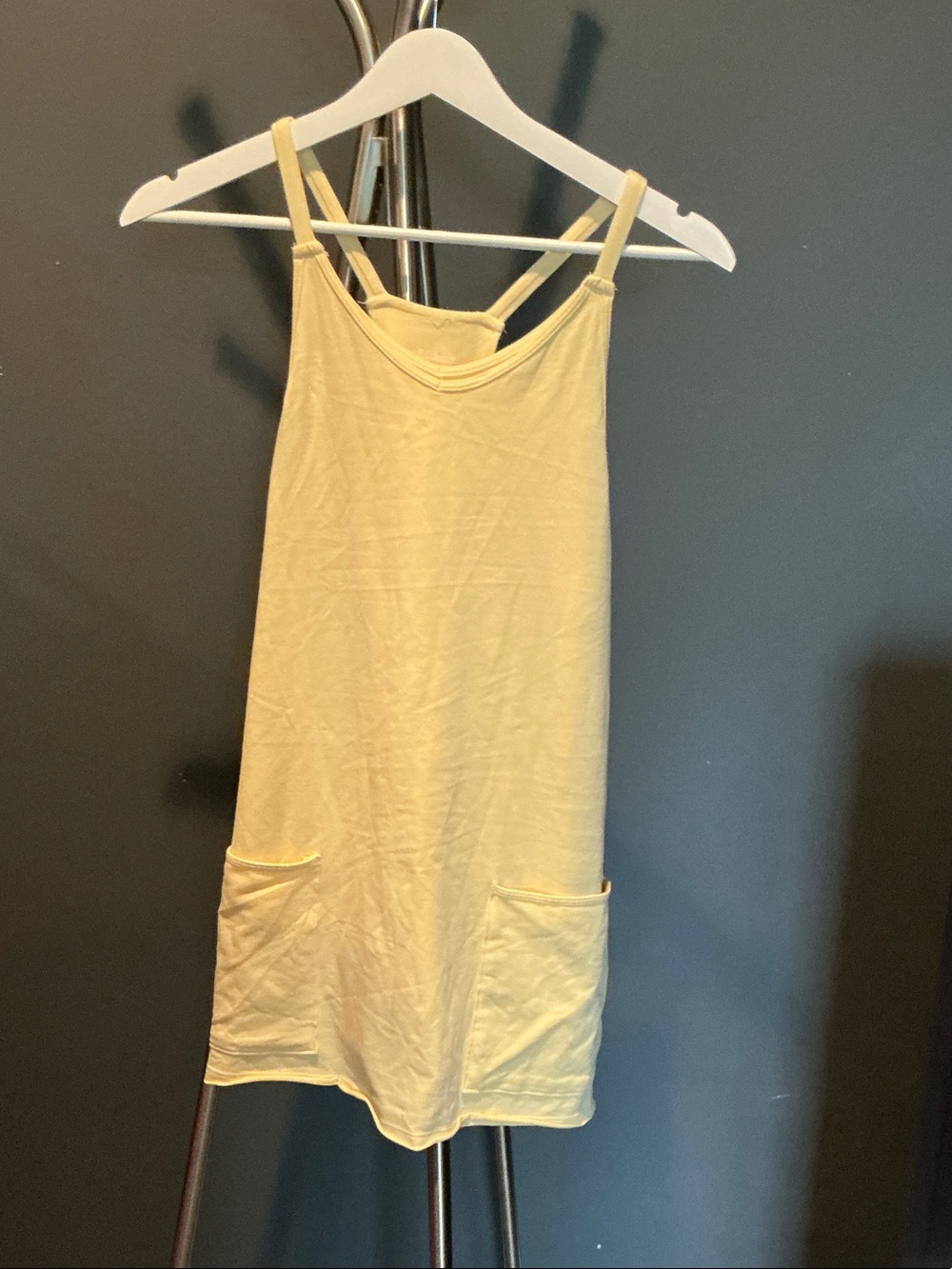 Romper Yellow Pocket
